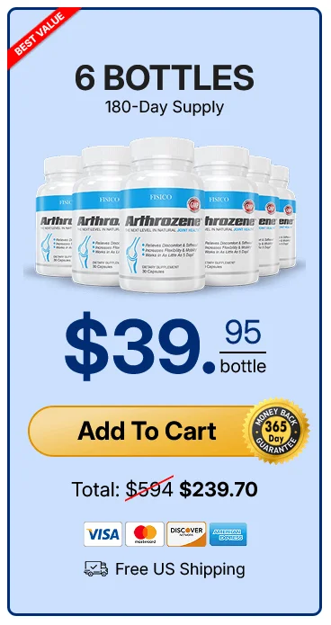 Arthrozene 6 bottles